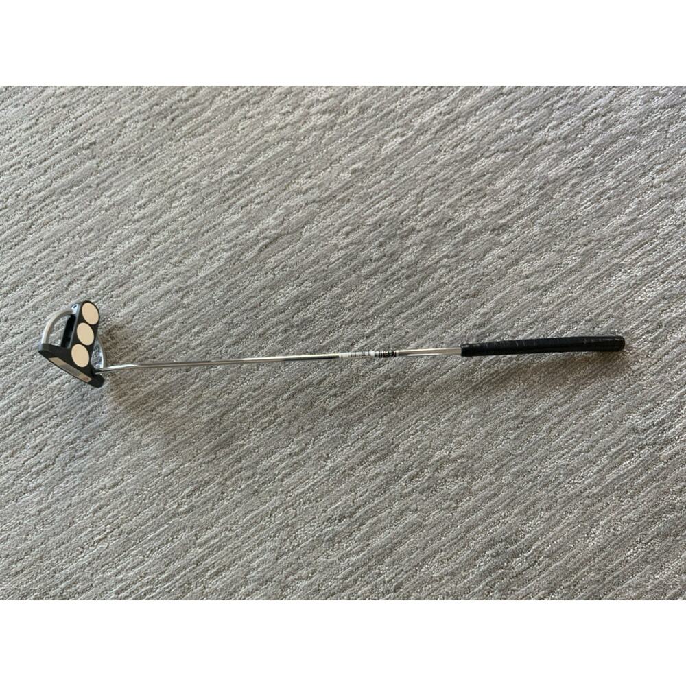 Odyssey White Steel Tri-Ball SRT Putter, Long, Right-Handed, Used One Round